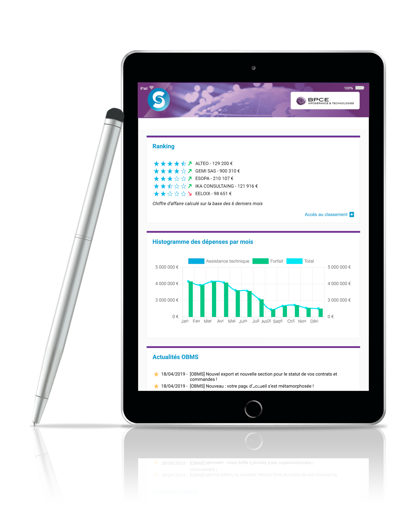 iPad_mockup_bpce Success story BPCE Opase